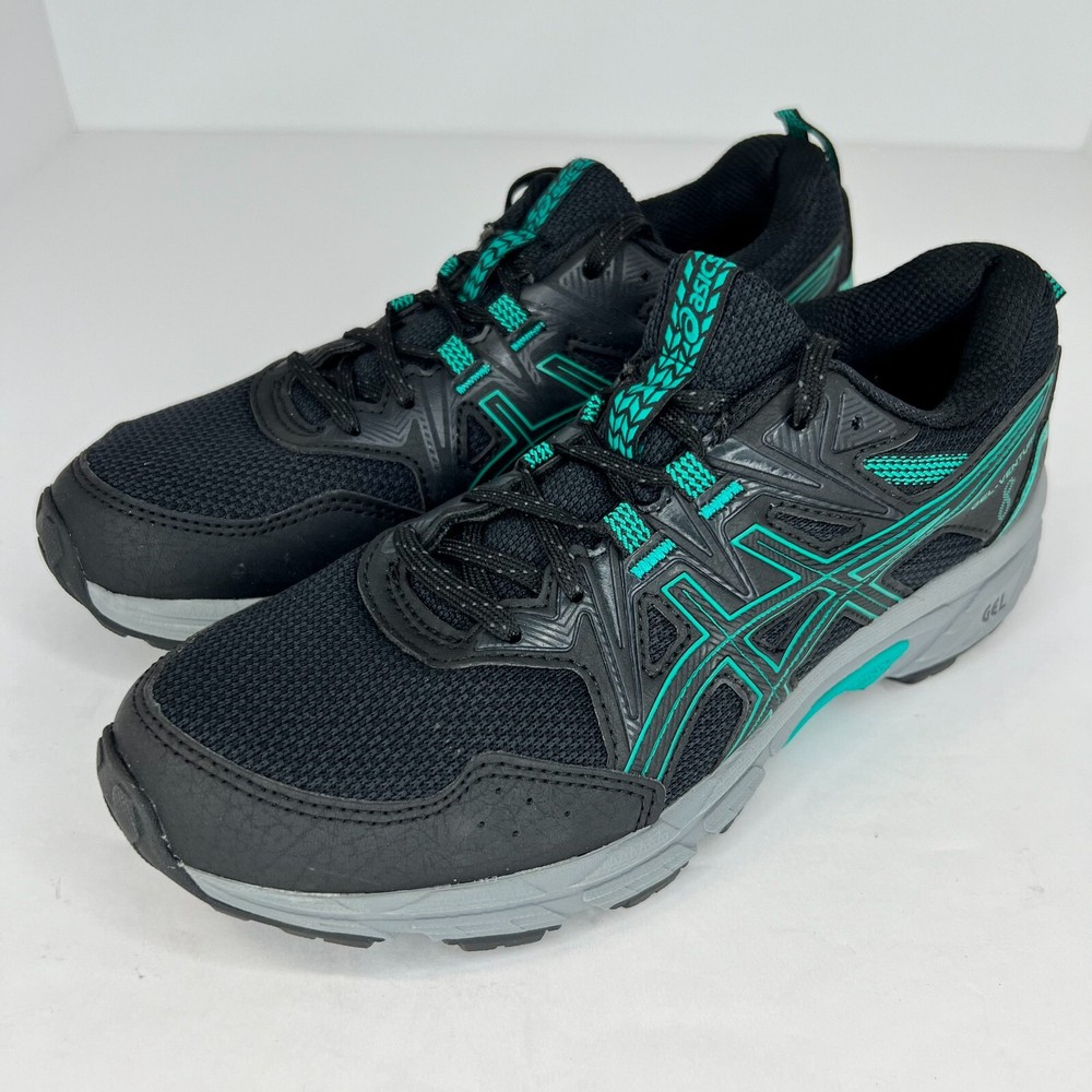 Asics Womens 1012B230 Black Baltic Jewel GEL-Venture 8 Size 6.5 Trail Sneakers