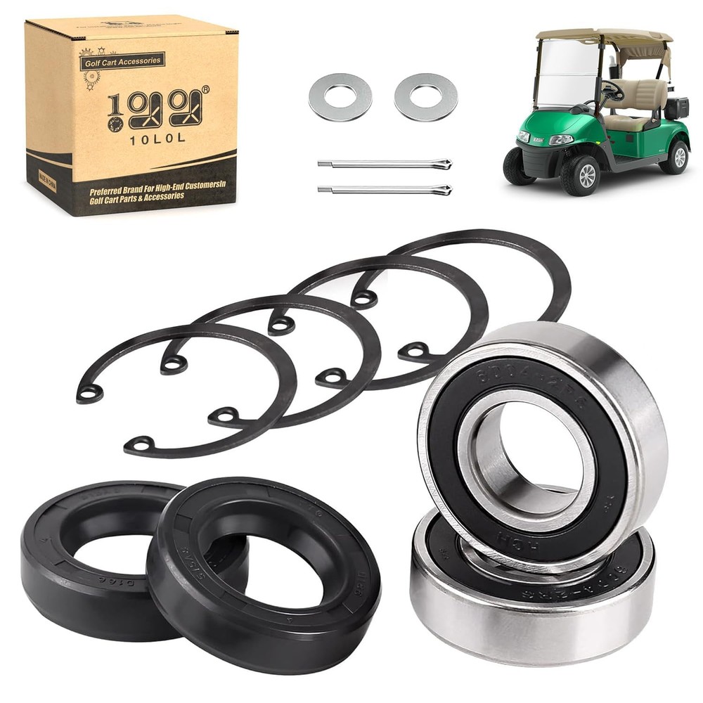 Golf Cart Rear Axle Bearing & Seal Kit for EZGO Txt/Rxv/Medalist/Marathon Electr