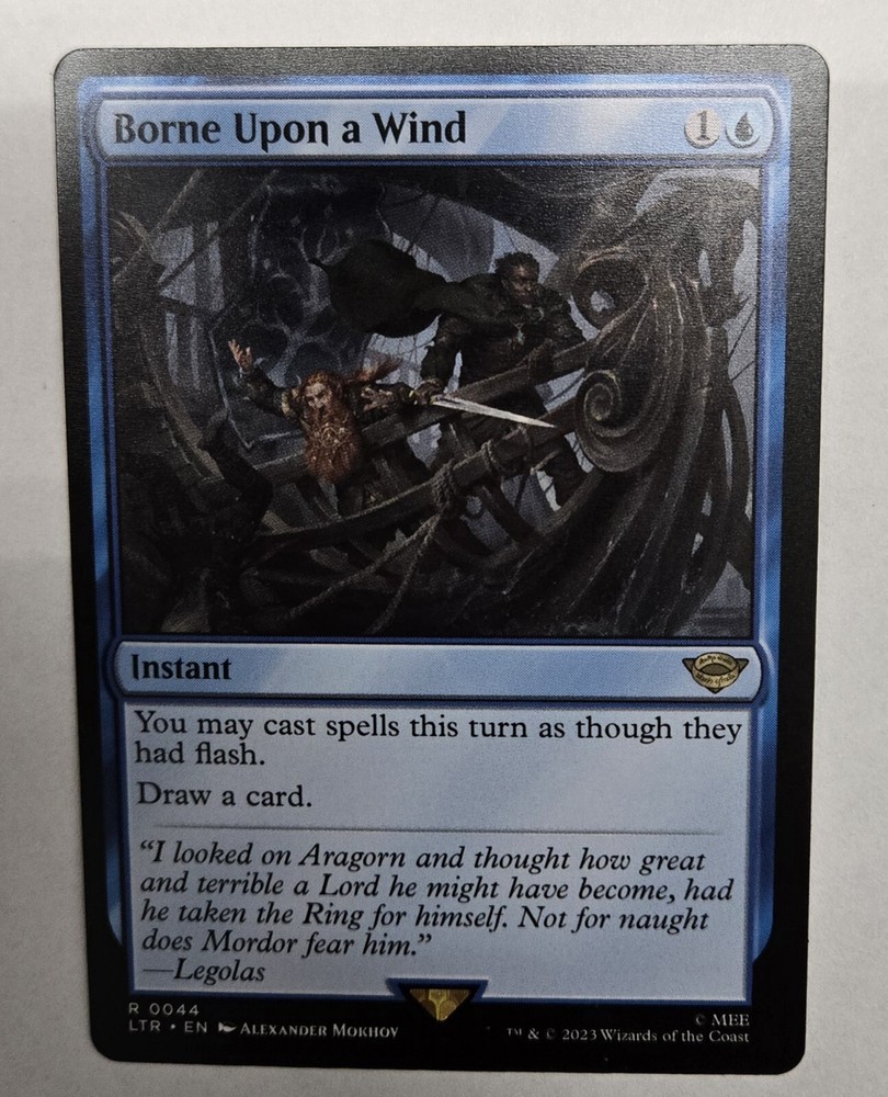 Borne Upon a Wind The Lord of the Rings Regular Edition  