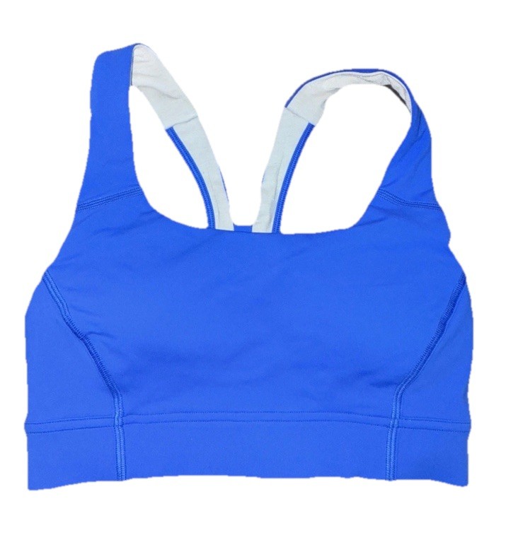 Sale! Lululemon Women's Power Through Sports Bra BLBT Size 6 B/C Cup NWT 68$