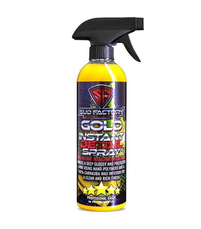 Gold Hybrid High-Gloss Sealant Polysiloxane Infused Wax Quick Detailer