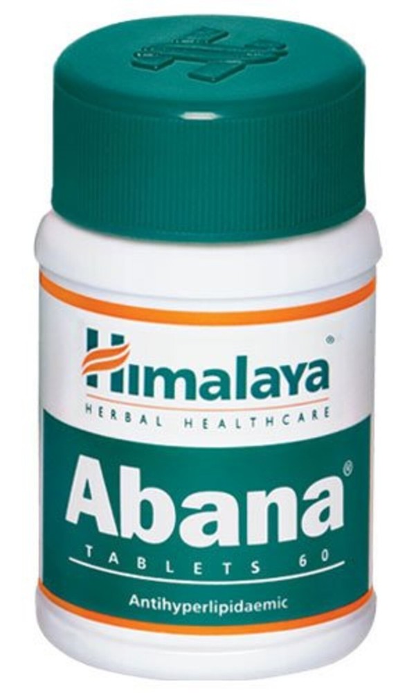 Himalaya Abana Herbal Tablets for Cholesterol Support - 60 Tabs