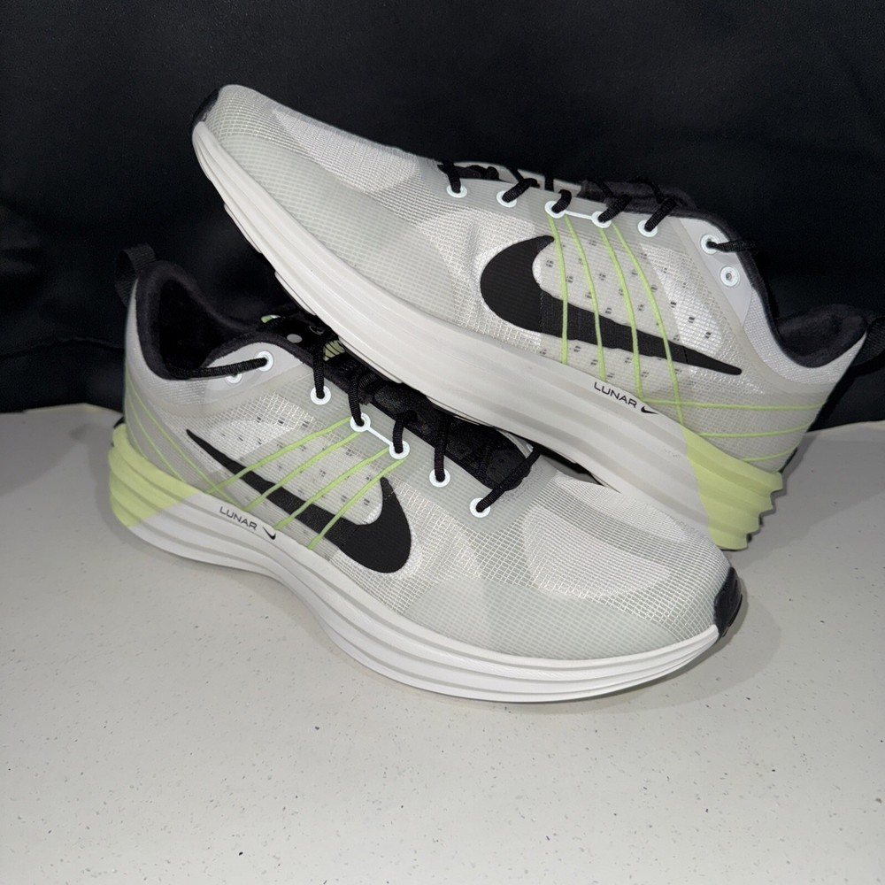 Nike Lunar Roam Men Sz 13 Shoes Summit White Black Running Sneakers Hj8999-100