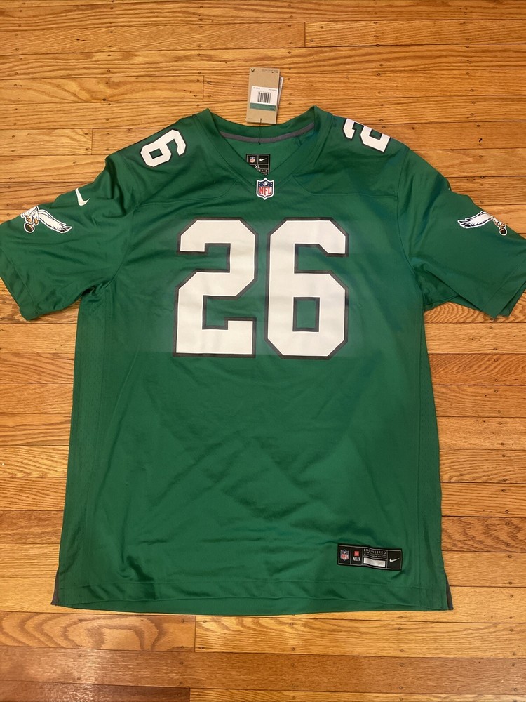 Saquon Barkley Kelly Green Philadelphia Eagles Alt Jersey - Adult XL - NWT