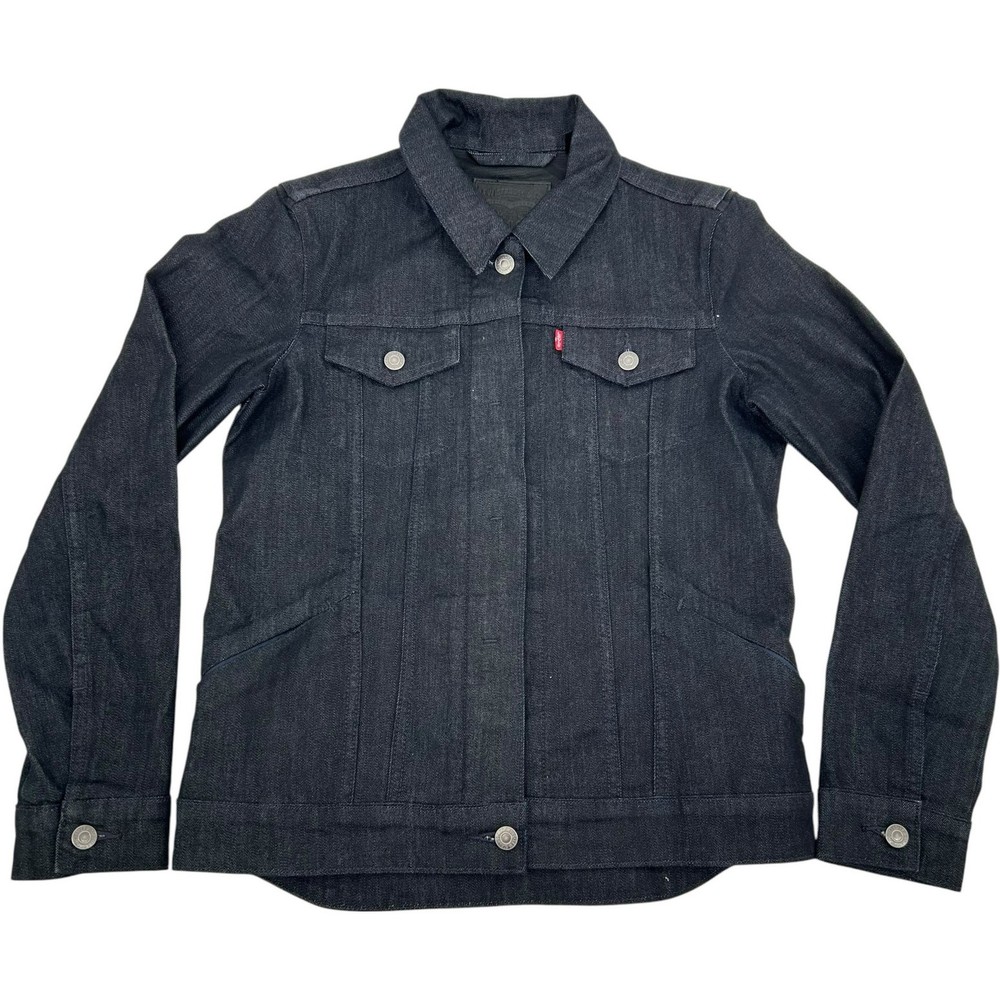 レディース スモール エコ インディゴデニム Levi's Commuter Trucker II ジャケット ブラック ラベル