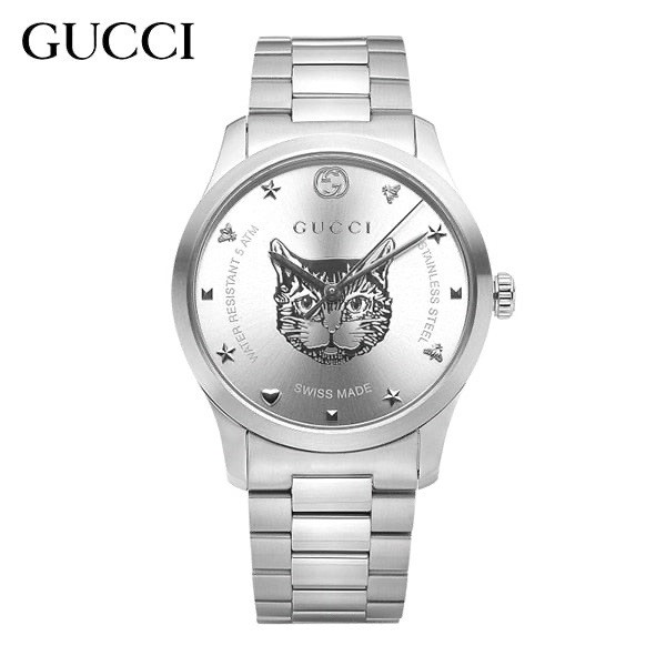 Gucci G-Timeless Silver Women's Watch - YA126595
