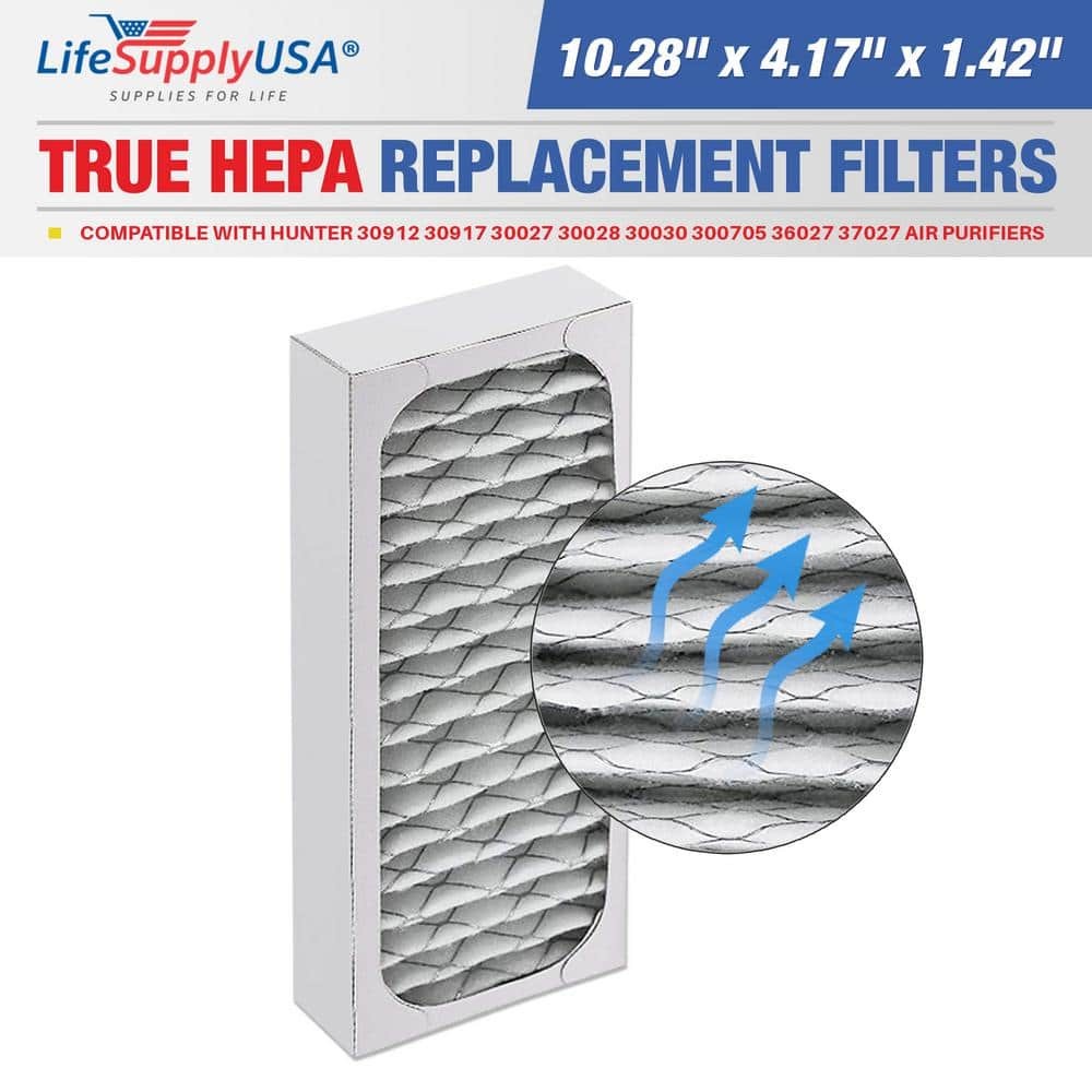 Hunter True HEPA Filter Replacement for Models 30912 30917 30027 30028 30030