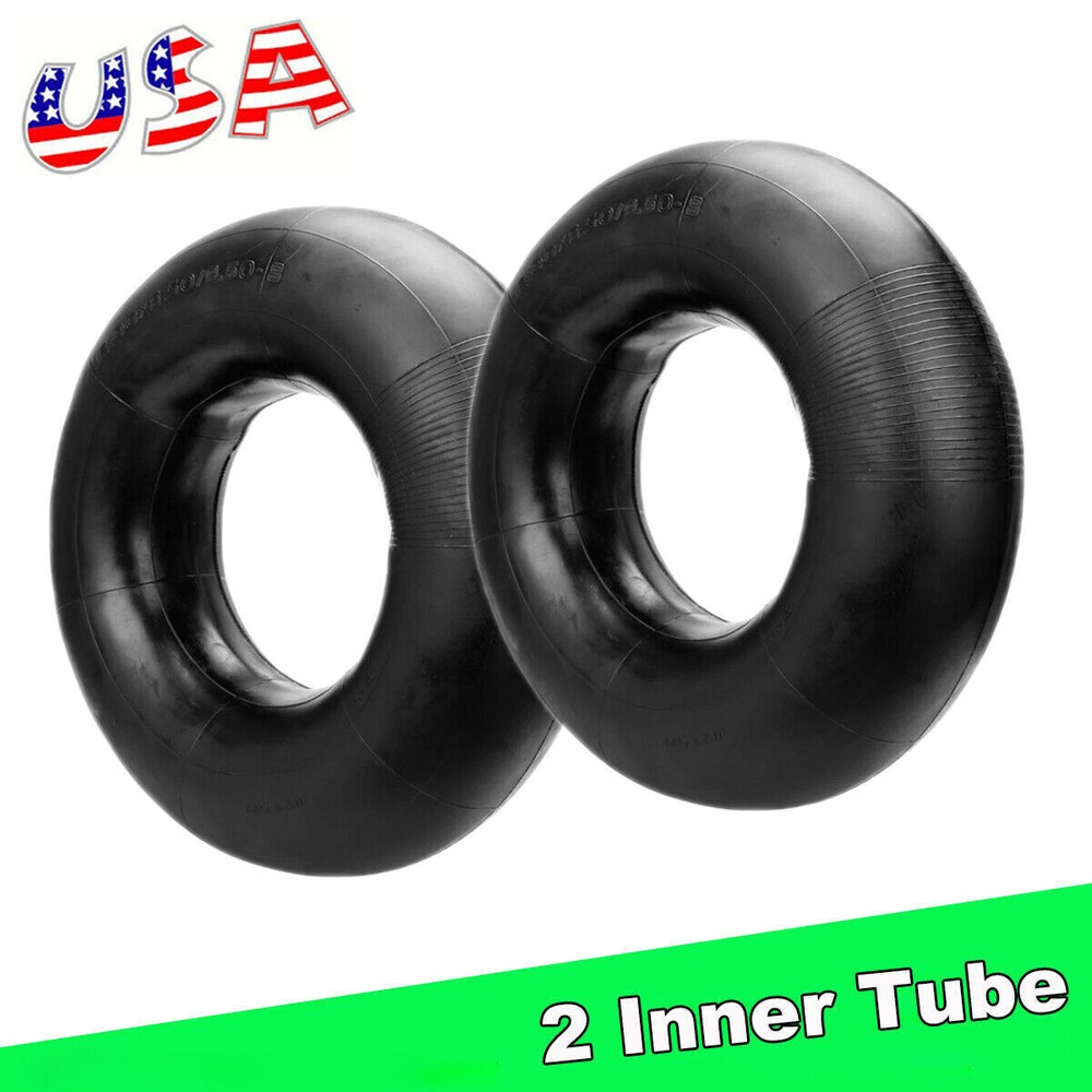 2Pcs 15x6.00-6 Lawn Mower Tire Inner Tubes 15X6-6 15X6x6 15/6x6 TR13 Valve US