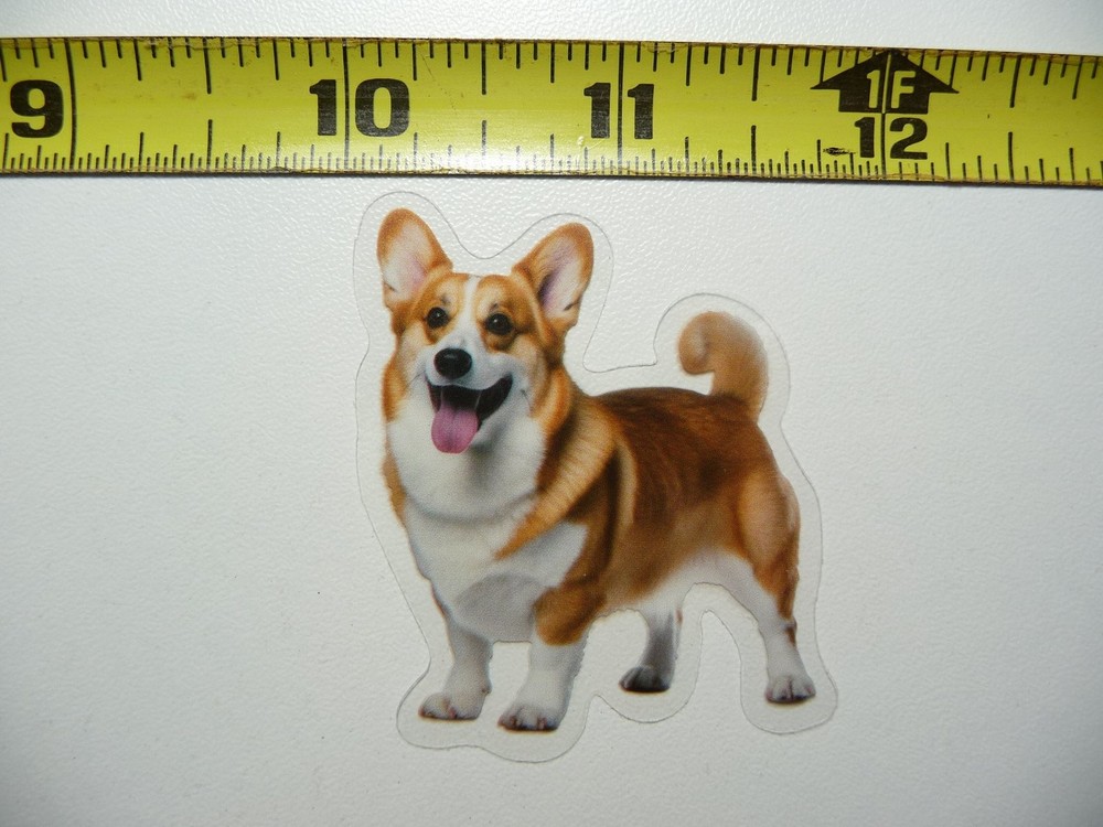 Cute Colorful Cardigan Welsh Corgi Dog Sticker Decal Pet Best Friend