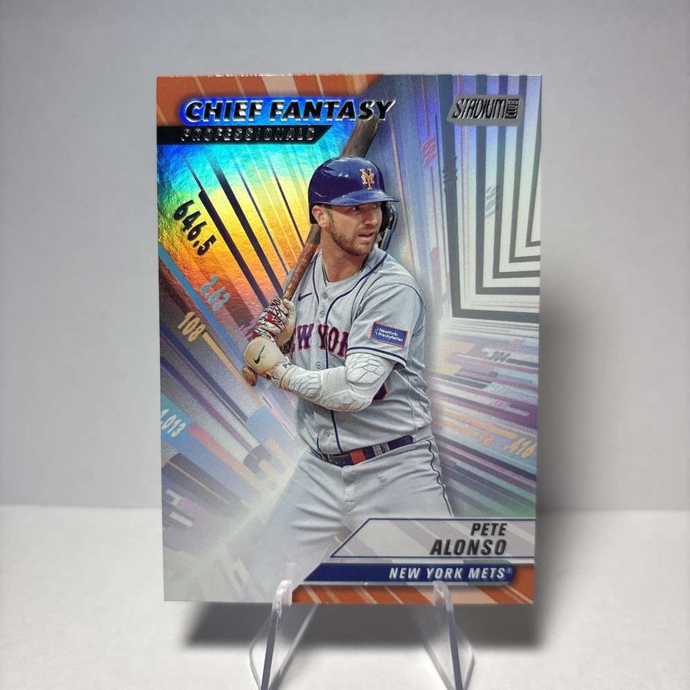 2024 Topps Stadium Club - Chief Fantasy Professionals #CFPRO-4 Pete Alonso 🔥