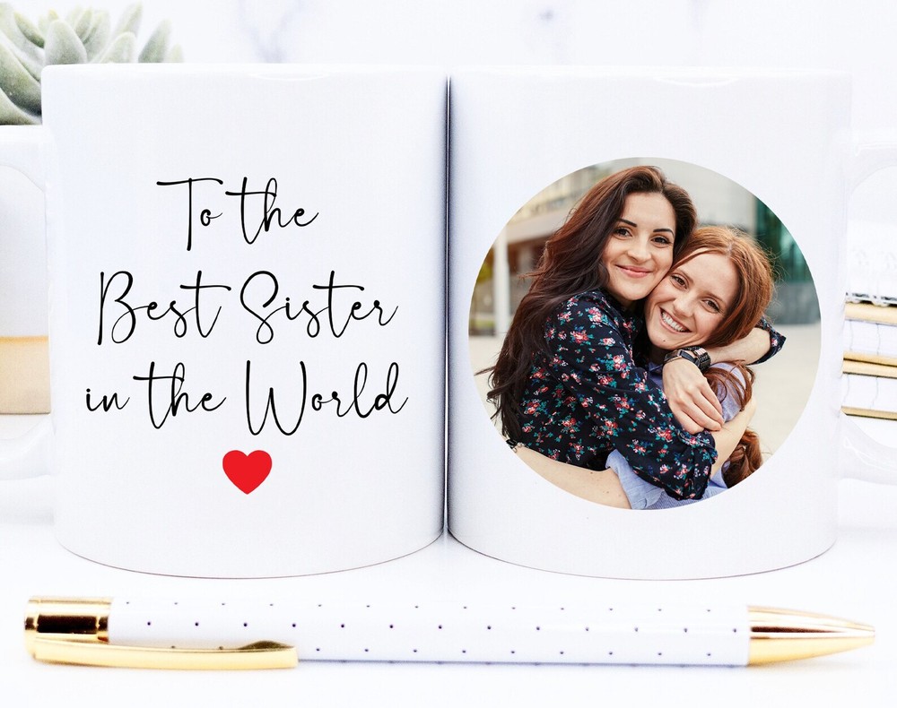 Personalised Sister Mug Personalised Gift For Sister Photo Gift Sister Best