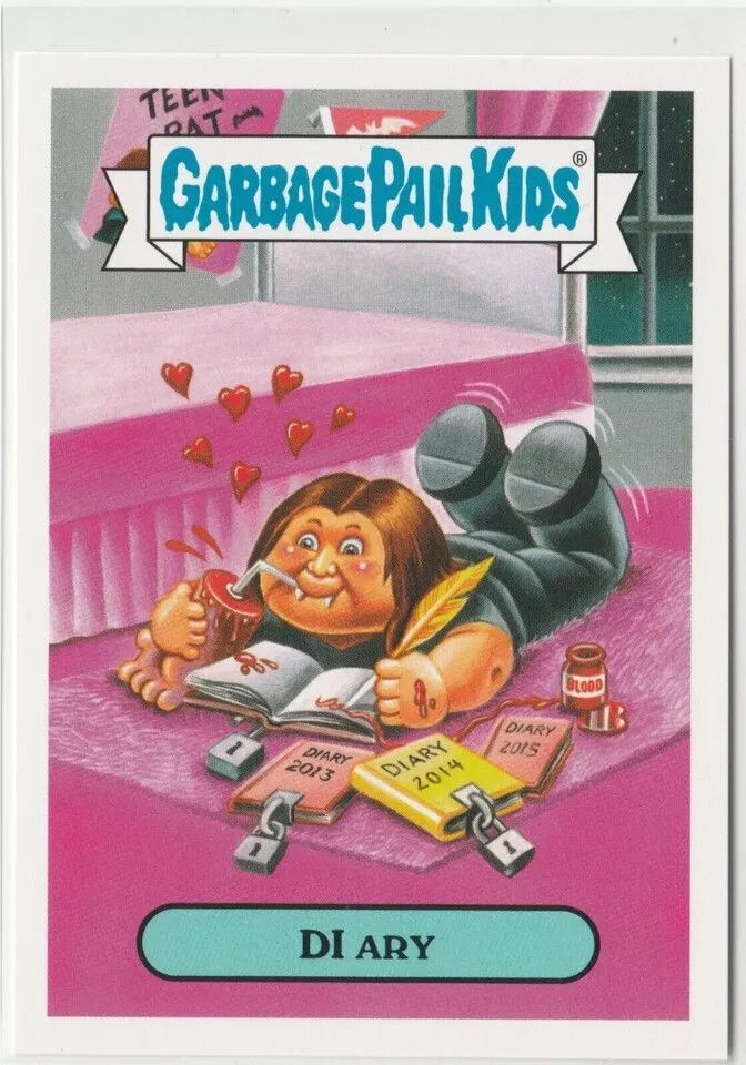 Di Ary #2b Garbage Pail Kids GPK 2016 Prime Slime Trashy TV Trading Card