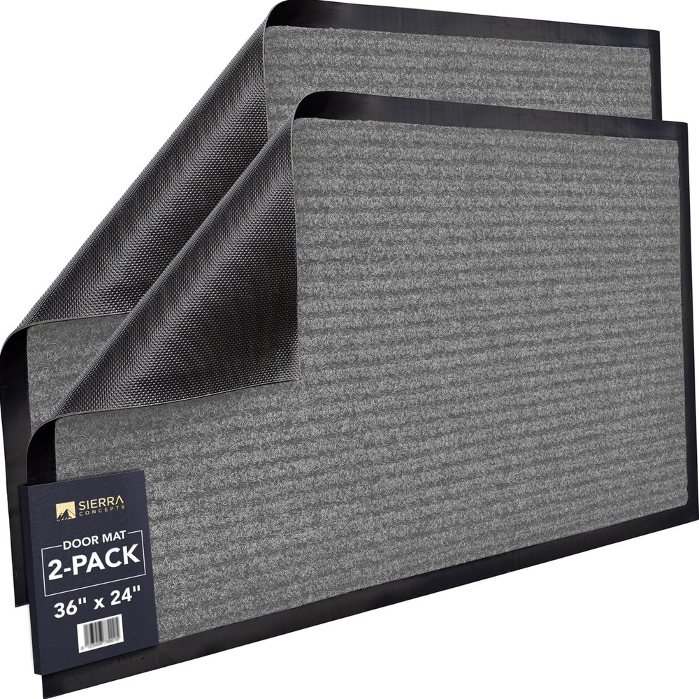 Front Door Mat Welcome Floor Mats - Entryway Indoor Outdoor Entrance Doormat,...