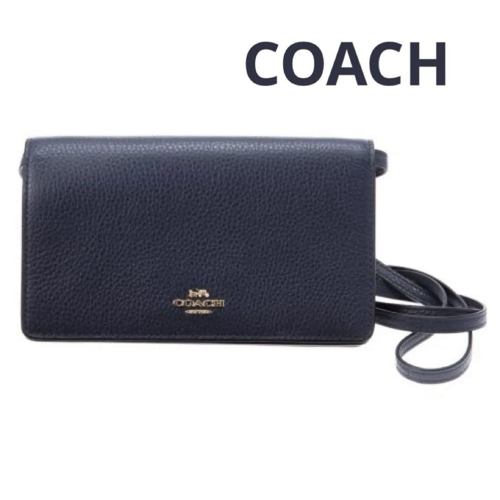 COACH Women's Leather Shoulder Bag Stylish and Functional