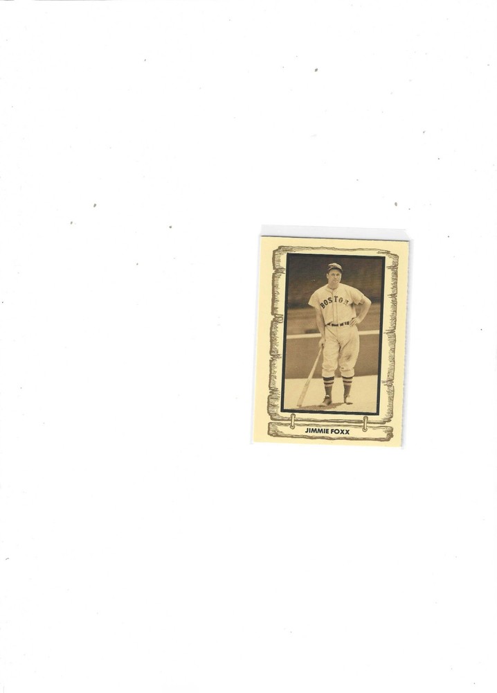 1980 Cramer Sports Productions Baseball Legends Series 1 # 16 of 30 Jimmie Foxx