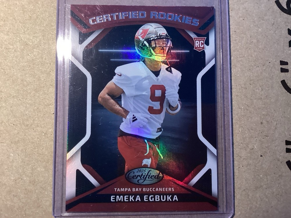 2025 Panini Certified Certified Rookies Emeka Egbuka #CRK-EEA Rookie RC