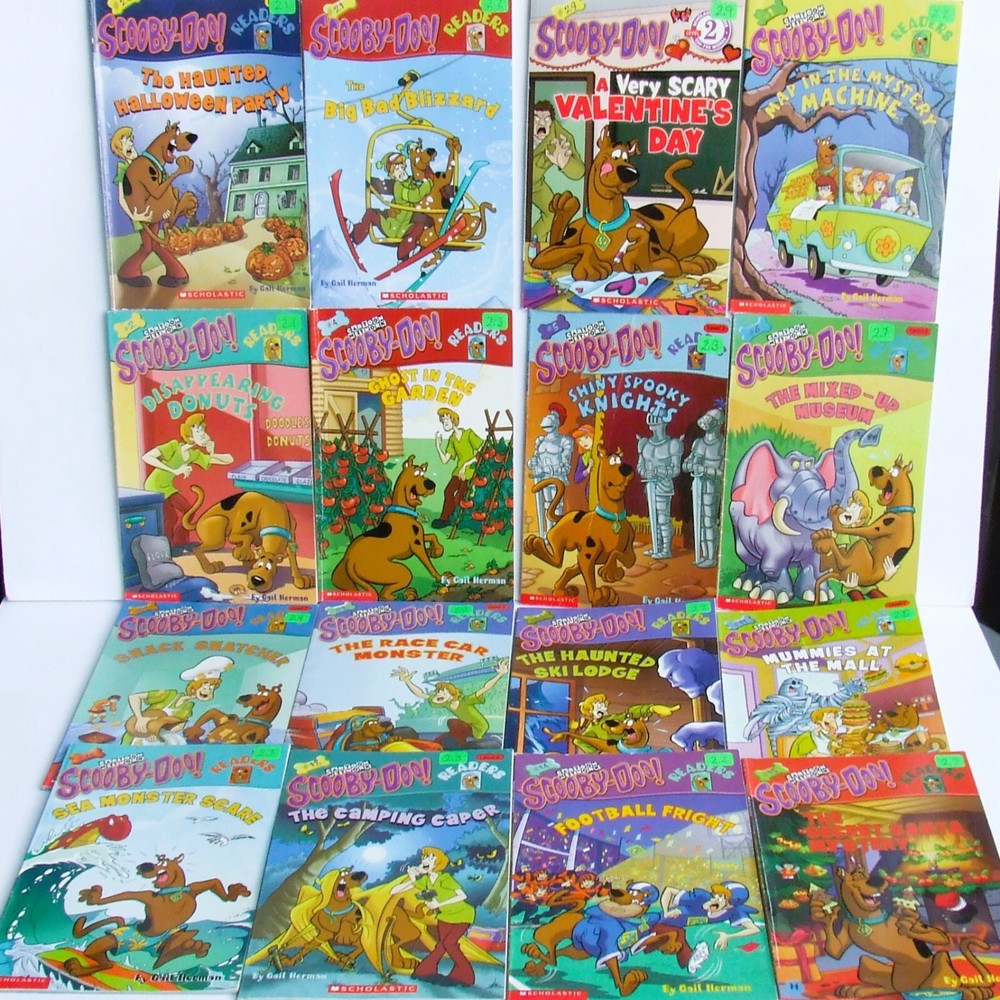 Lot of 16 Cartoon Network Scooby-Doo! Scholastic Readers AR 2.1-2.9