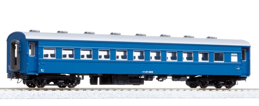 KATO HO Scale Oha47 Blue Renovated Passenger Car 1-553 Model Train