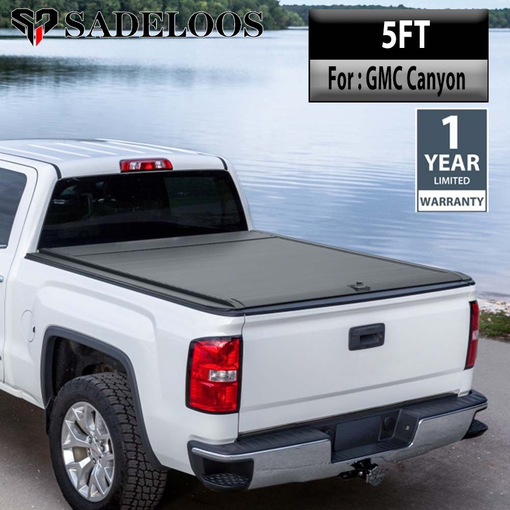 5FT Retractable Truck Bed Tonneau Cover Waterproof For 2015-2025 Colorado Canyon