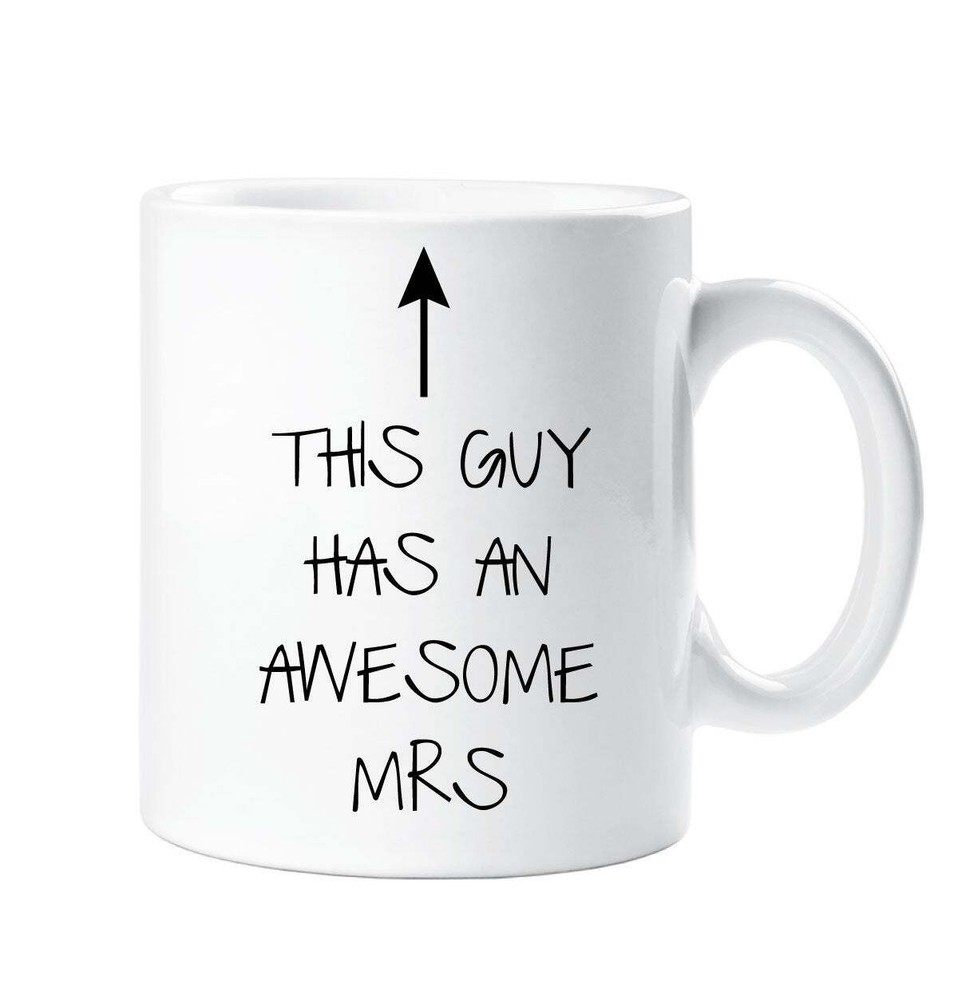 Awesome Mrs Ceramic Mug - Perfect Novelty Gift for Father's Day