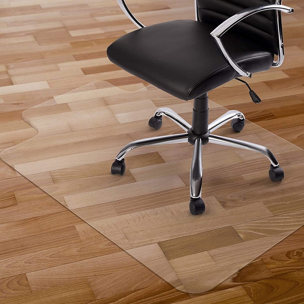 Kuyal Chair Mat, Rolling Chair Mat for Hardwood Floor, 36 X 48 Transparent PV...