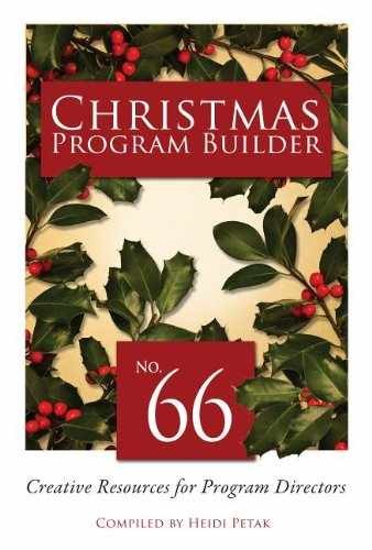 Christmas Program Builder 66 Creative Ideas by Heidi Petak Paperback