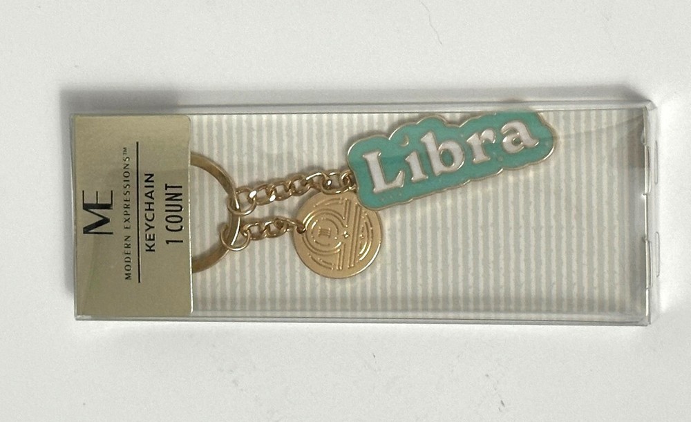 Zodiac Keychain Metal and Enamel 