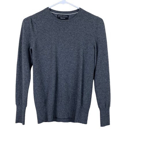 Banana Republic Flipucci Italian Yarn Puff Sleeve Sweater in Gray Size XS
