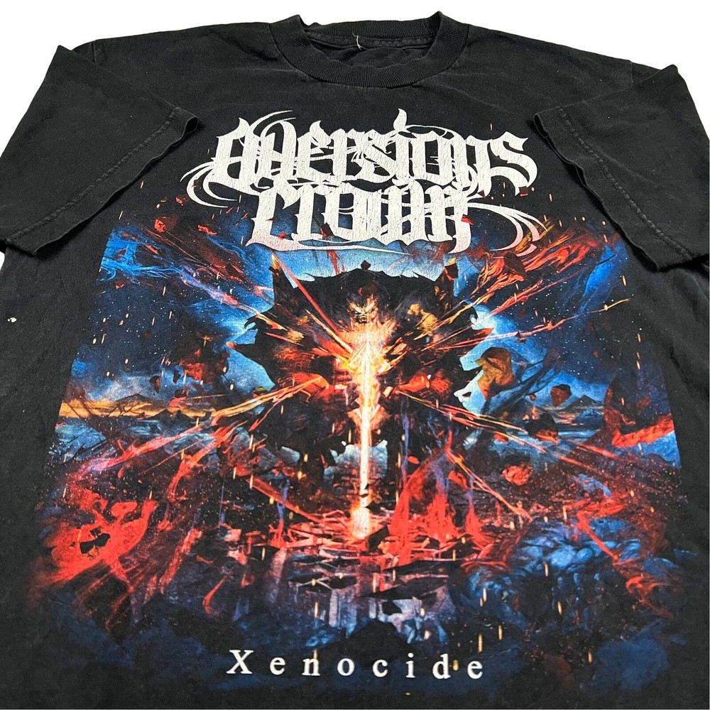 Vintage Y2K Xenocide Band Graphic Music Tee Retro Style
