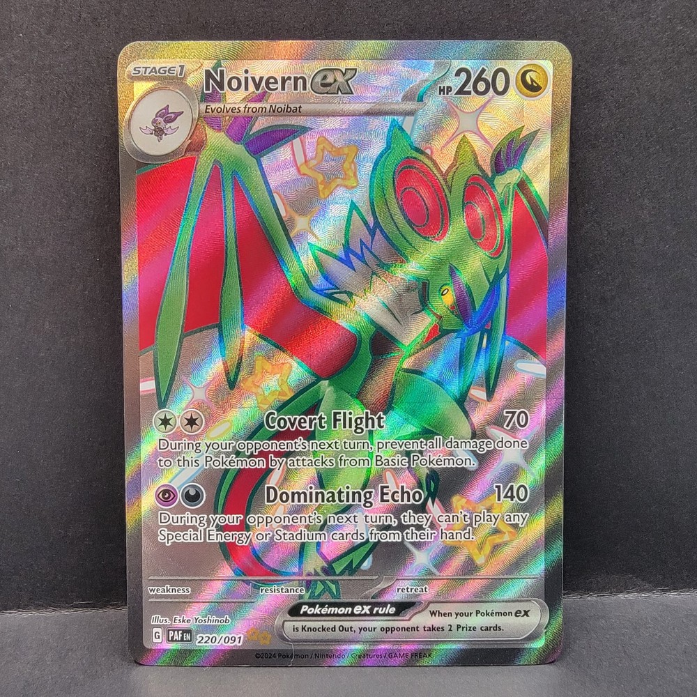 Noivern ex 220/091 Paldean Fates Shiny Ultra Rare Full Art Pokemon