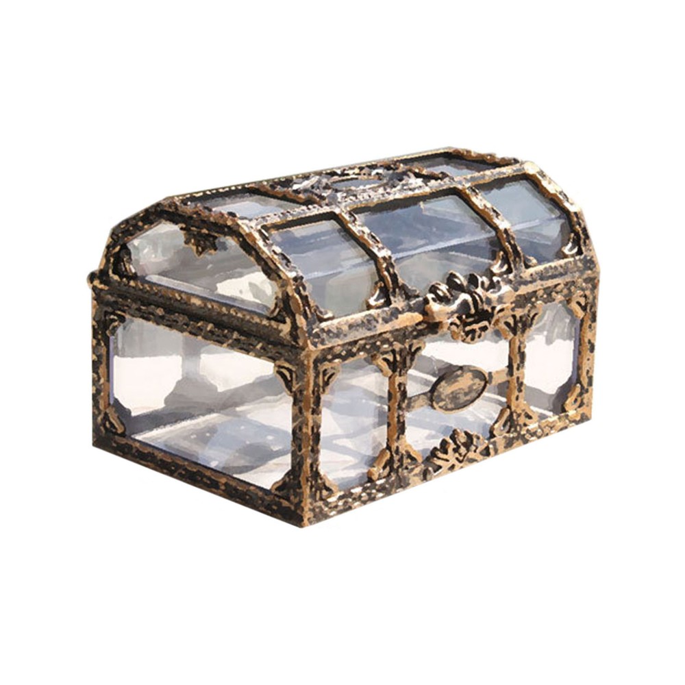 Transparent Pirate Treasure Chest for Trinkets and Keepsakes