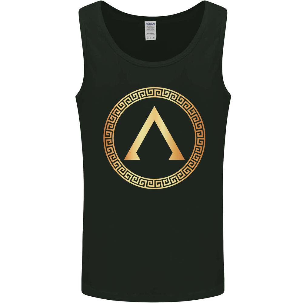 Lambda Symbol Bodybuilding Gym Training Mens Vest Tank Top