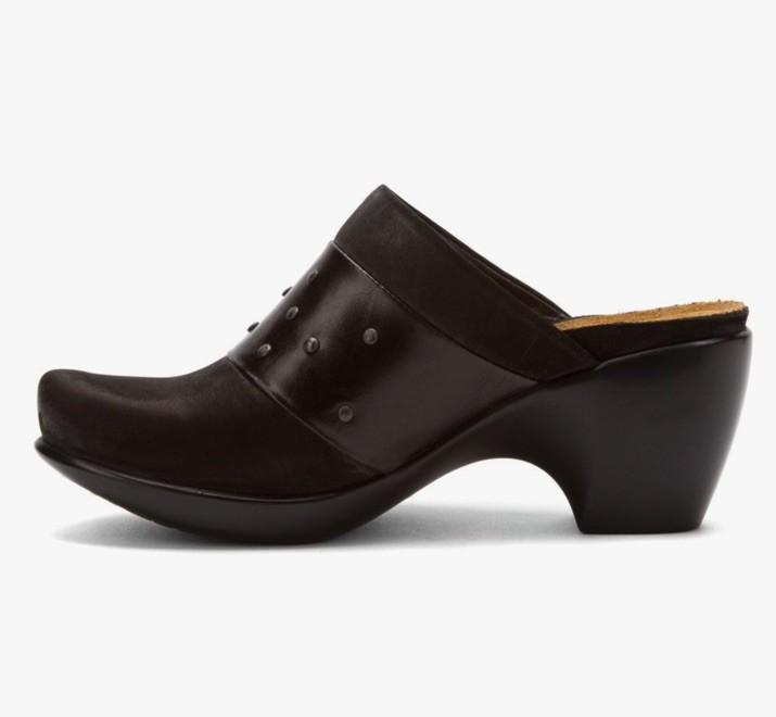 NAOT Velvet Nubuck Leather Clogs Size 41 Size 10