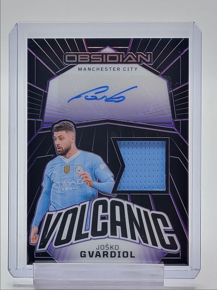 JOSKO GVARDIOL 2023 OBSIDIAN VOLCANIC PATCH PURPLE ETCH AUTO /50 Q2723