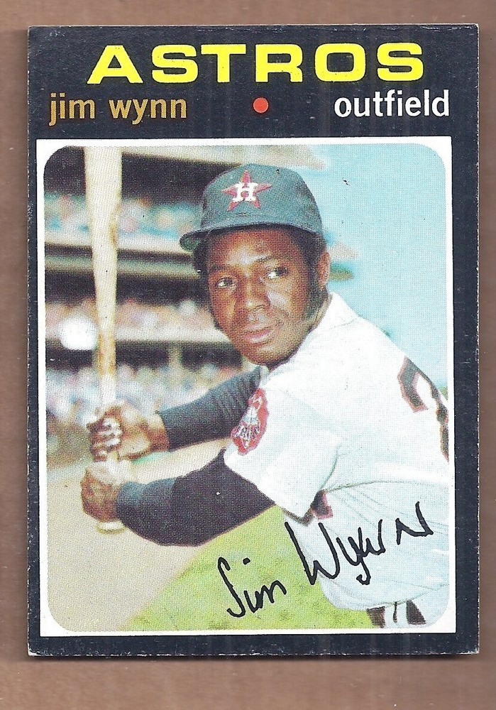 1971 Topps #565 Jim Wynn Baseball Card Centered EX Condition