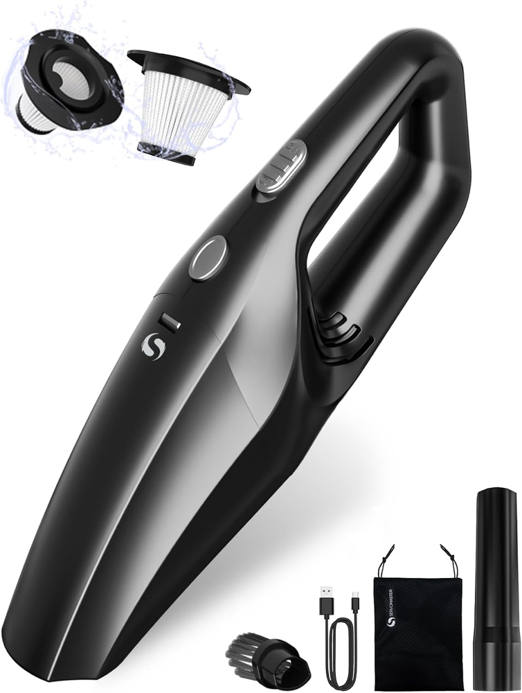 Handheld Vacuum Cordless, Car Vacuums with Rechargeable Battery, Portable Hand H