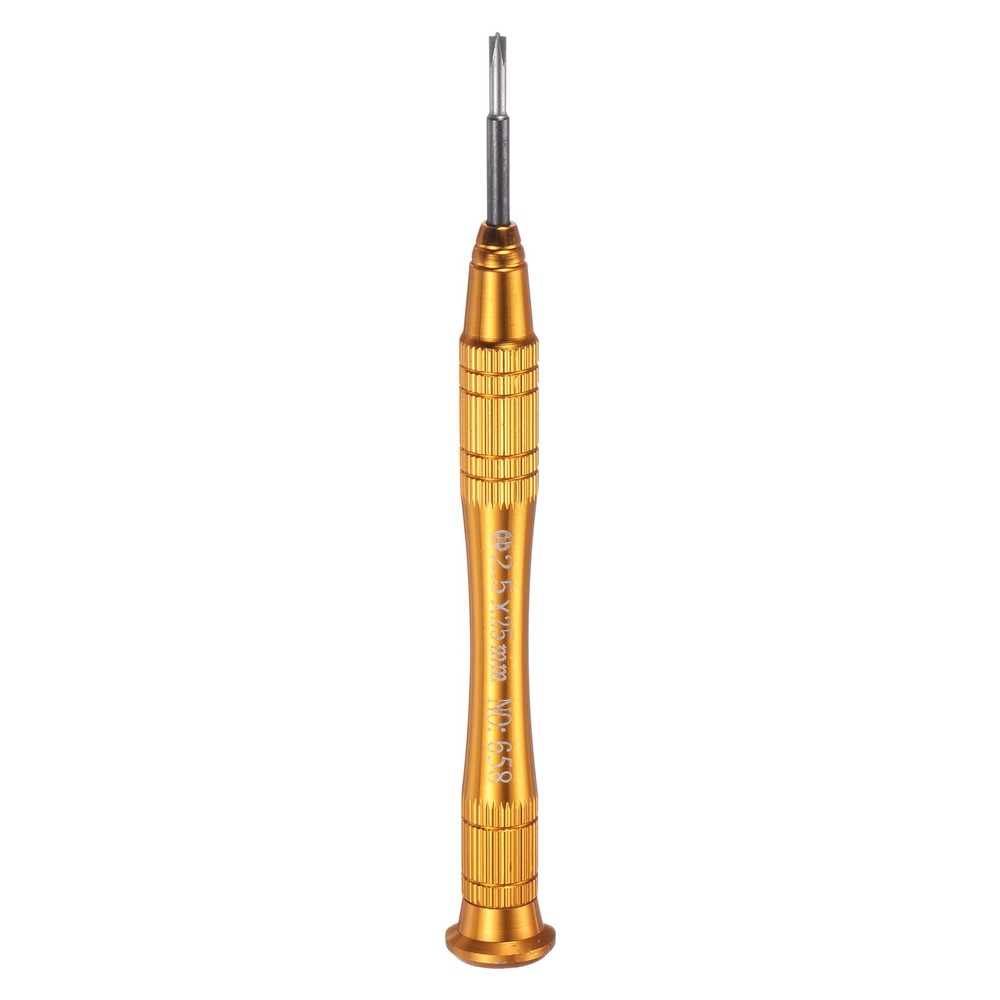 2.5x25mm Precision Magnetic Phillips Screwdriver with Non-slip Handle, Yellow