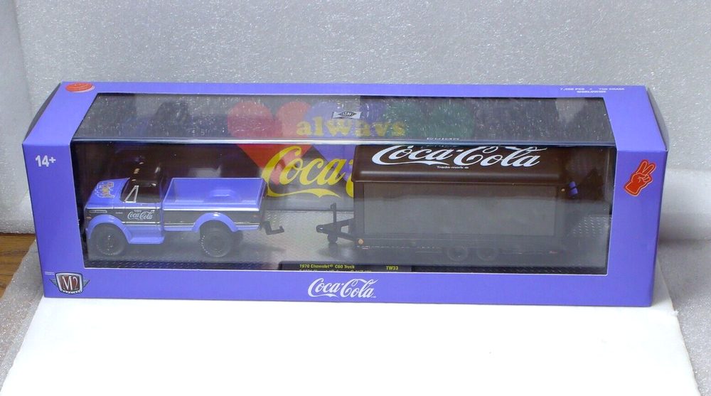 M2 Machines Coca Cola 1970 Chevrolet C60 & 1971 Chevrolet Camaro SS 396 1:64