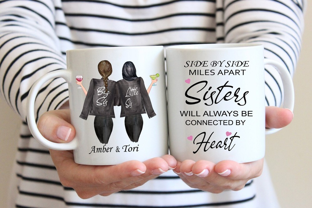 Sisters Mug Best Sister Gift Sister Moving Away Mug Long Distance Sisters Gift