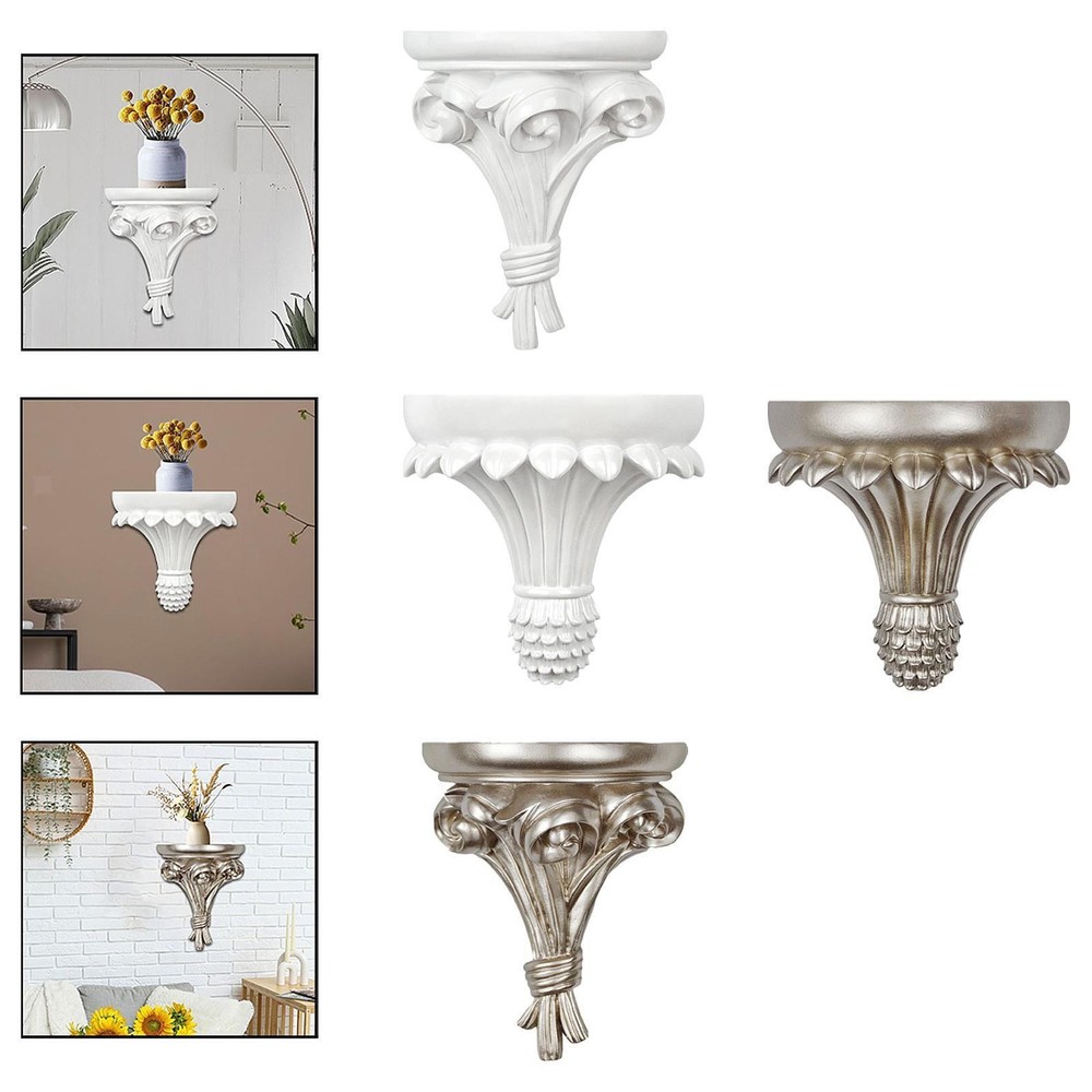 Wall Mounted Decorative European Style Wear Resistant Shelf for Trinkets