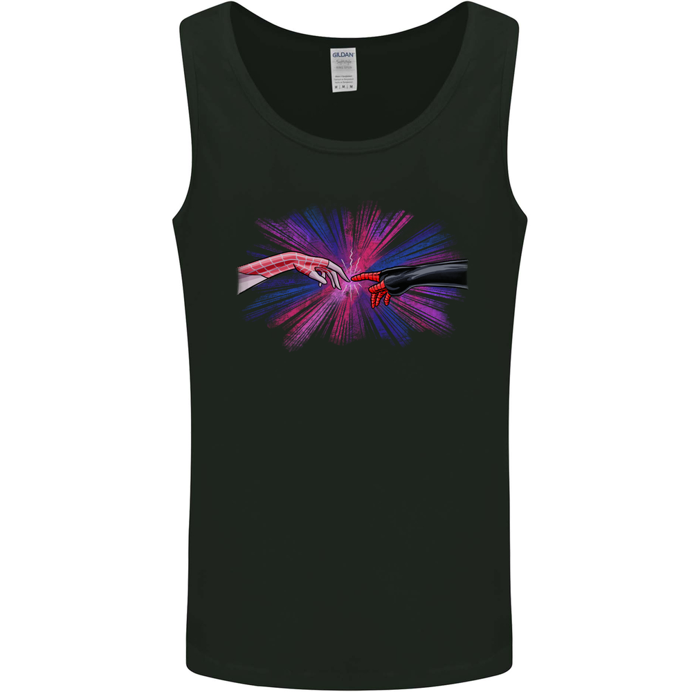 Superhero Creation Funny Religious Parody Mens Vest Tank Top