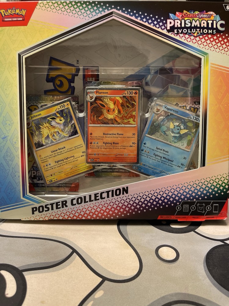 Pokemon Prismatic Evolutions Poster Collection