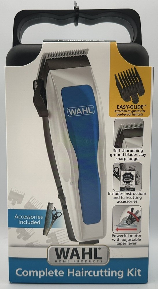 WAHL Complete Haircutting Kit With Case Free Shipping W/Accessories Brand New