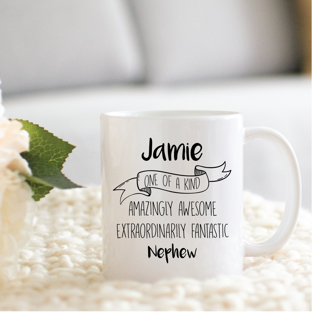 Personalized Coffee Mug For Nephew Custom Gifts For Nephew Perfect Christmas