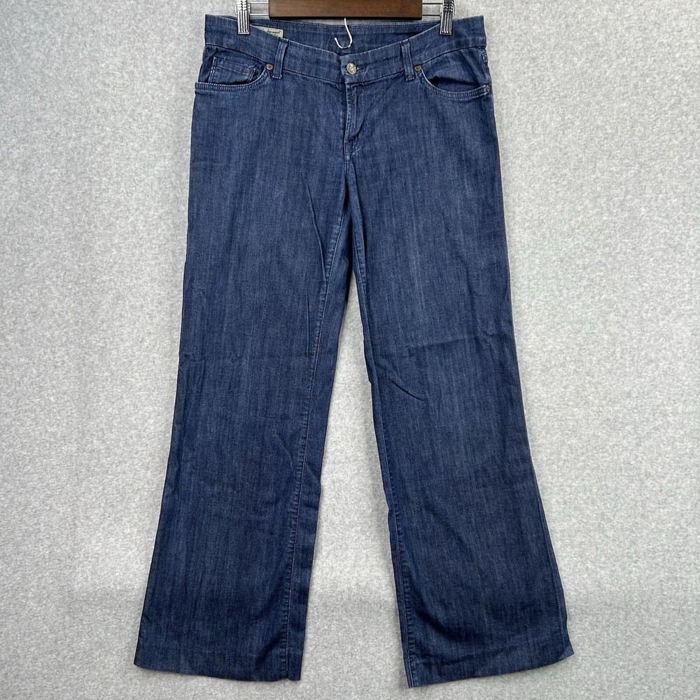 Citizens of Humanity Womens Blue Y2K Low-Rise Wide Leg Denim Jeans Size 30