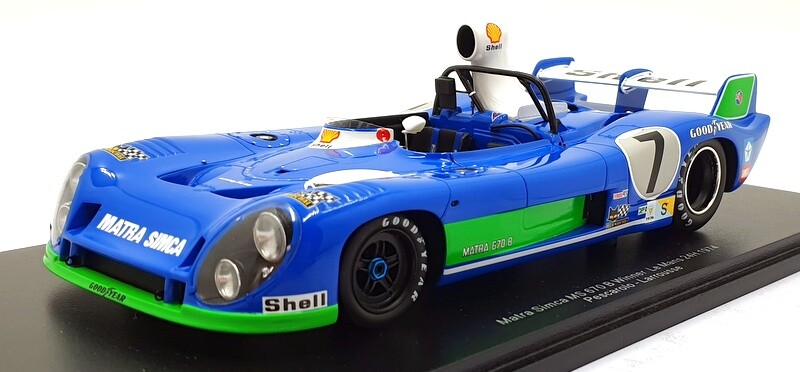 Spark 1/18 Scale Matra Simca MS 670 B #7 Le Mans 24h 1974 Winner