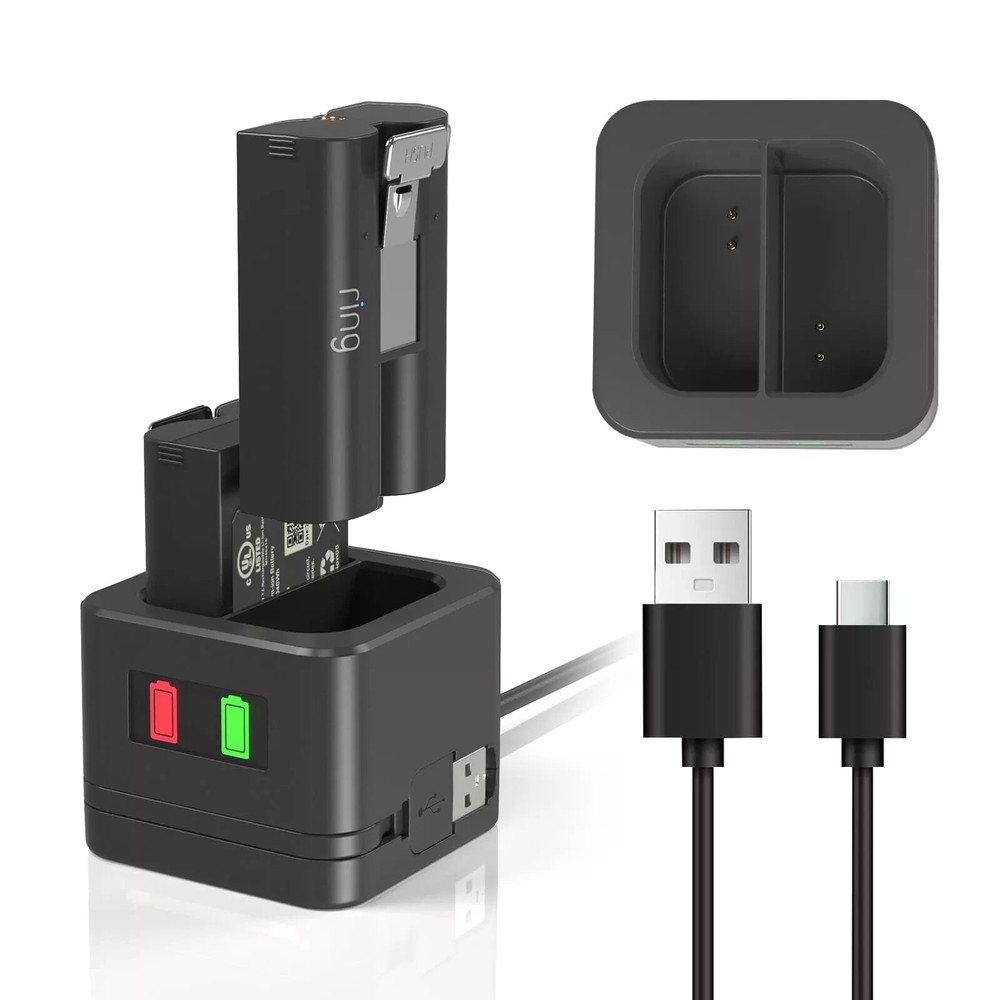 Ring Battery Charger Station for Ring Video Doorbell and Security Cameras