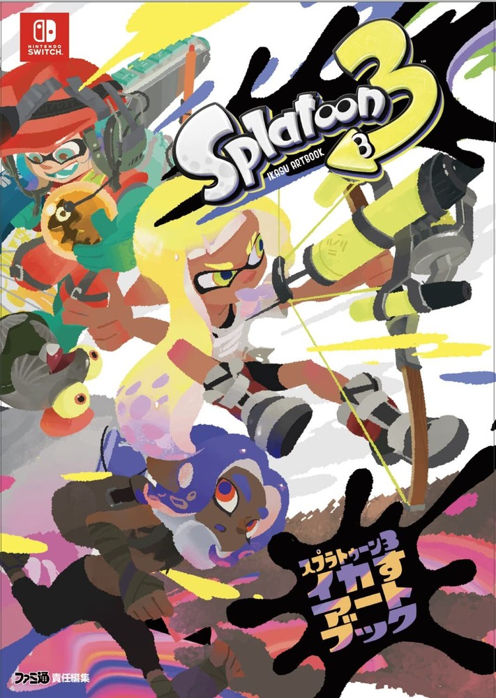 Splatoon 3 Ikasu Art Japanese Book