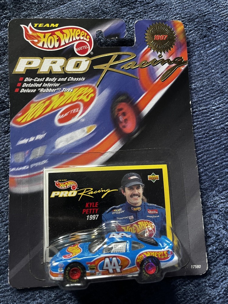 first edition 1997 team hot wheels Mattel pro racing Kyle petty number 44 car