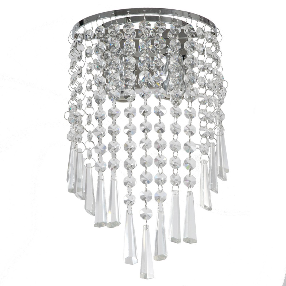 Crystal Wall Sconce Wall Light Bedroom Hallway Lamp Lighting Fixture Living Room